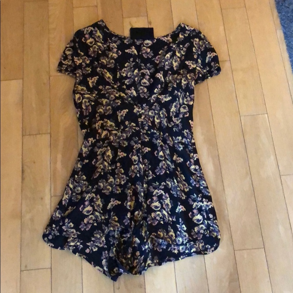 Planet blue romper
